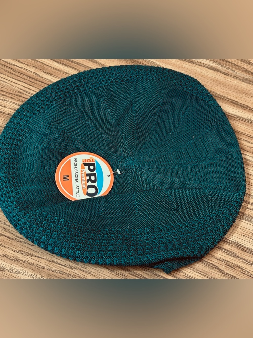 Top Pro Golf Hat Newsboy Knit Cap Size Adult M Forest Green